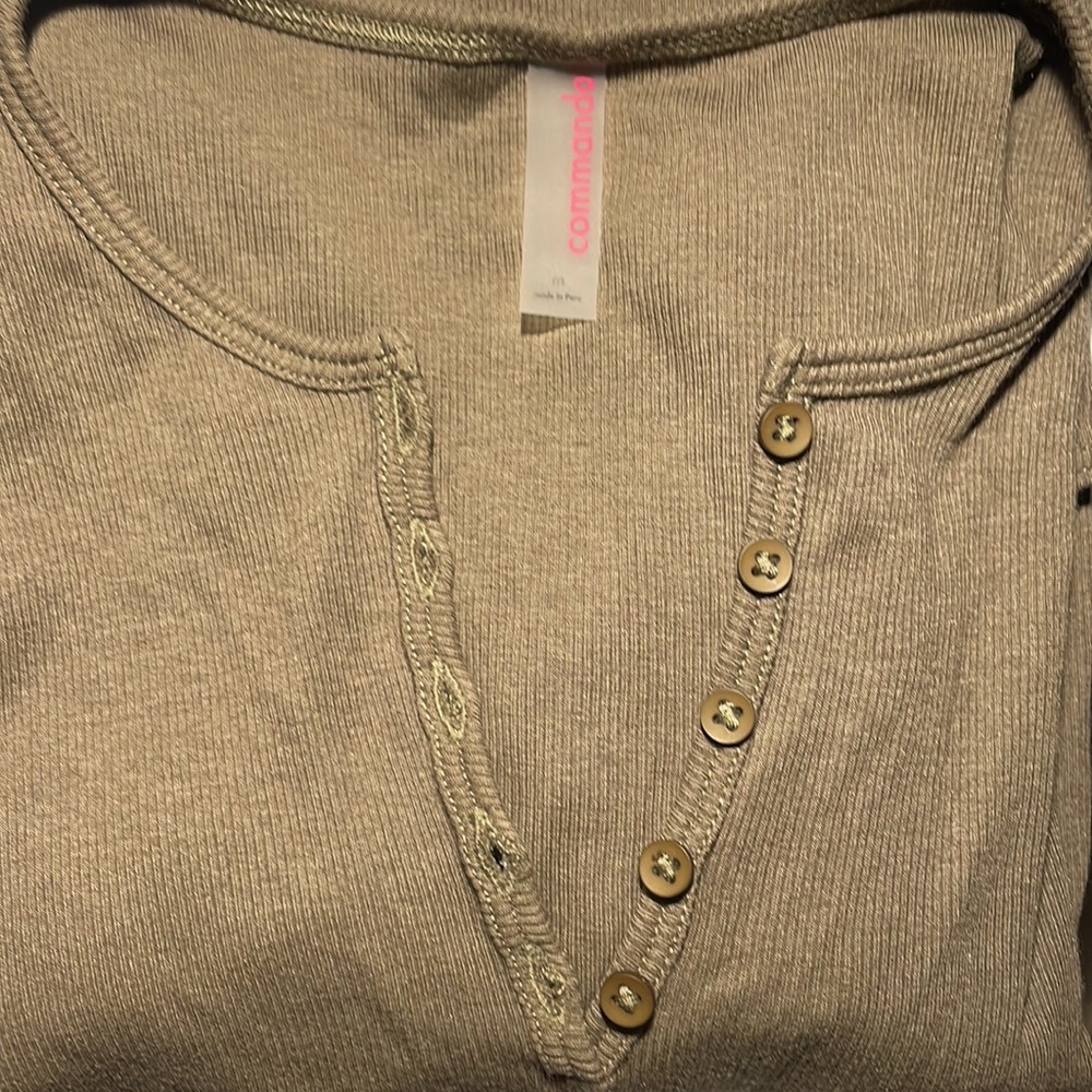 Commando Ribbed Henley Bodysuit - image 5